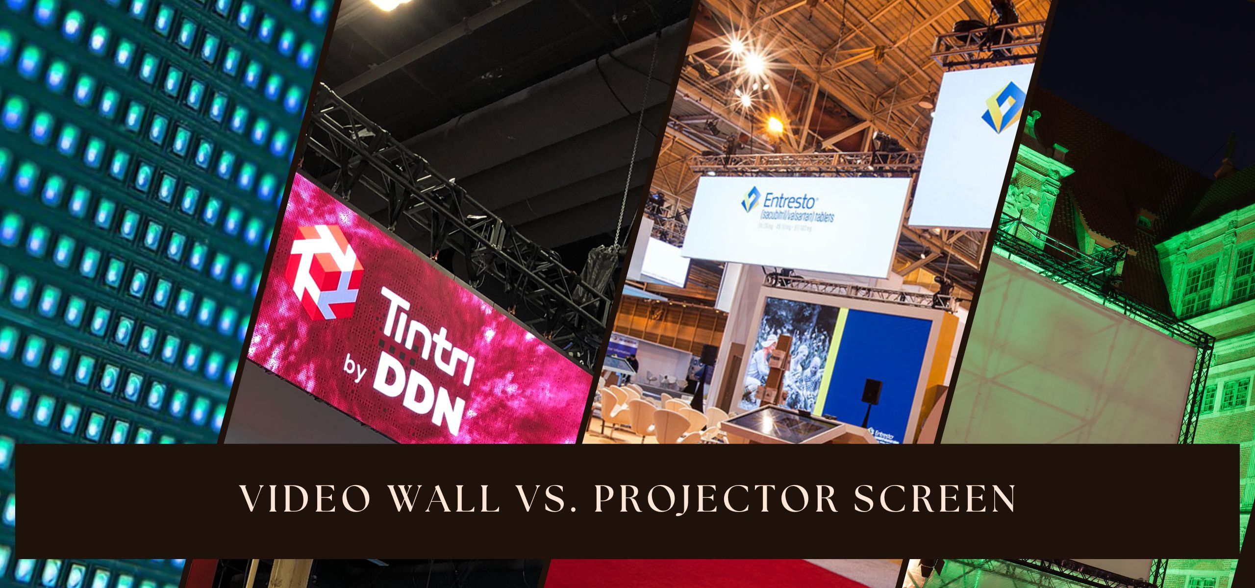 Video Wall vs. Projector Screen Los Angeles LED Rental